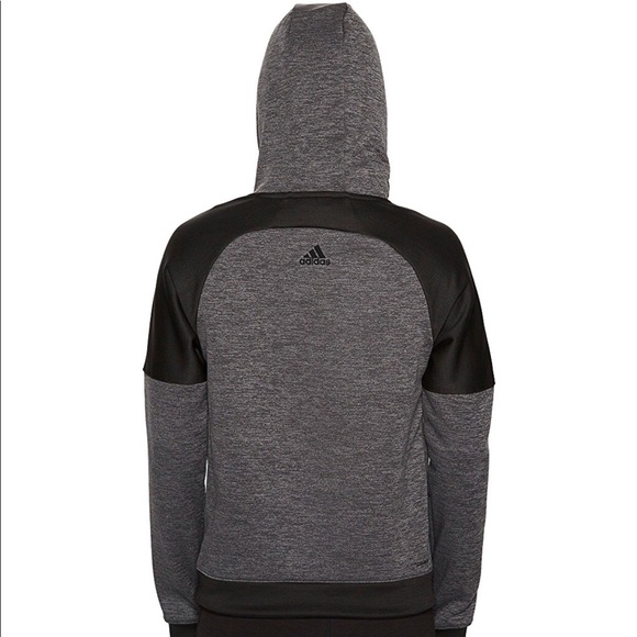 adidas Women's Fleece Pullover Logo Hoodie - Picture 5 of 6